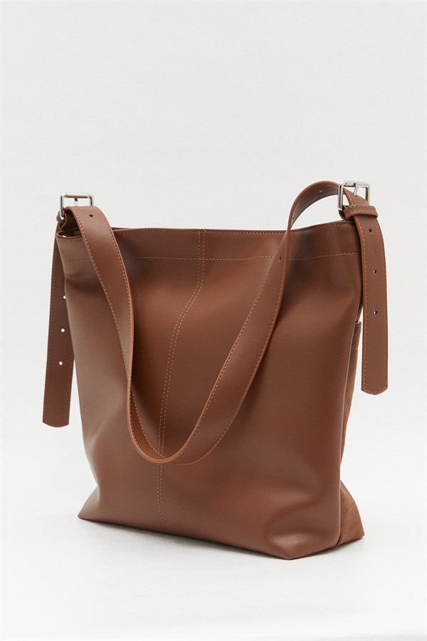 Petra Süet Deri Çanta Taba