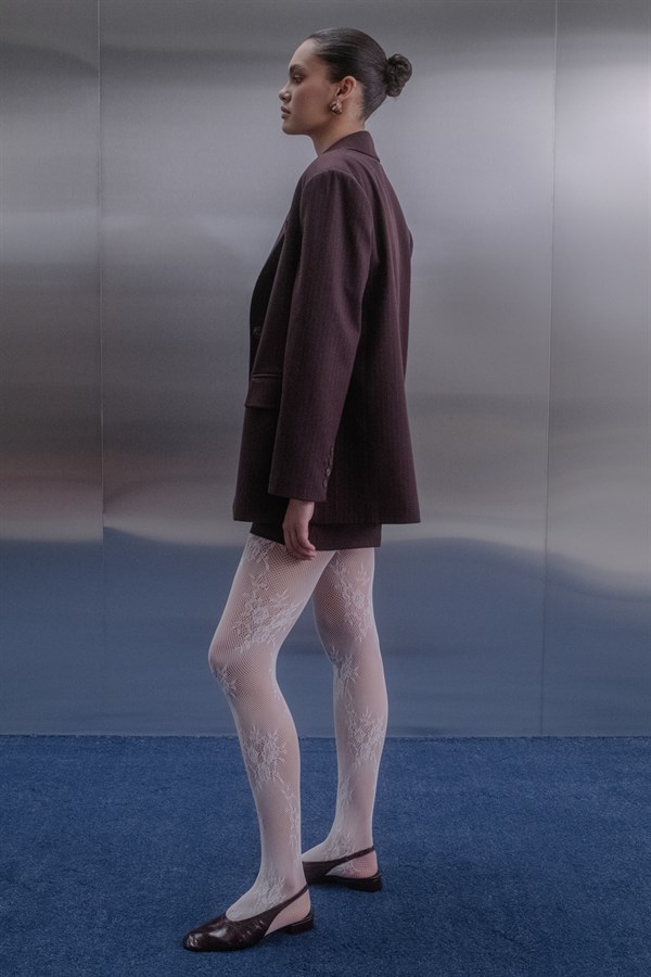 Premium Blazer Ceket Bordo