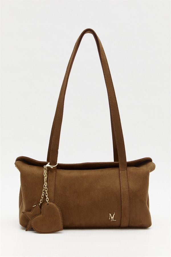 Rouen Süet Çanta Taba