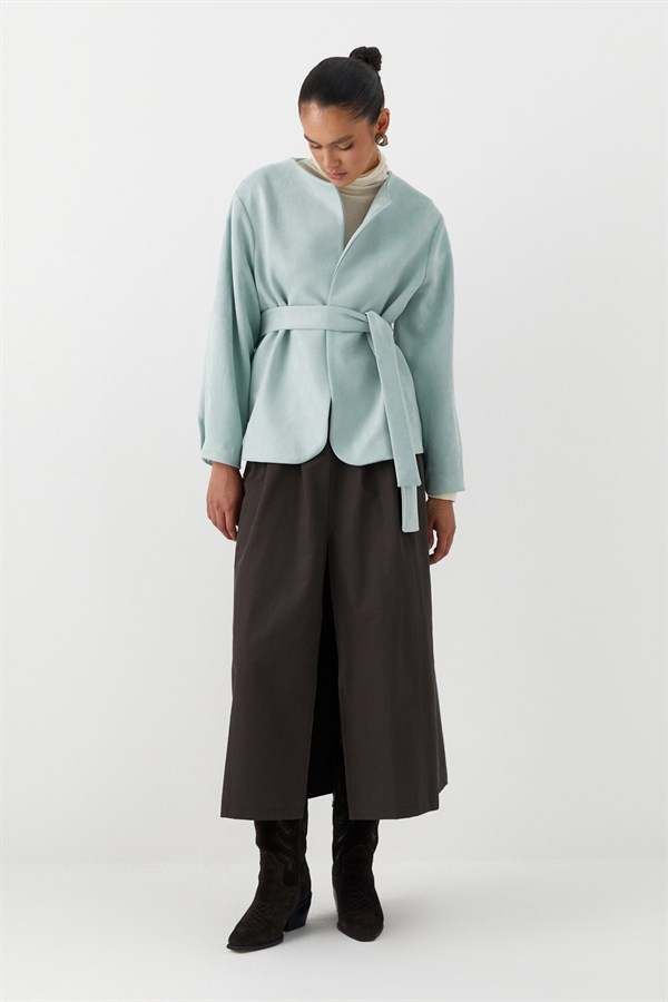 Süet Ceket Mint