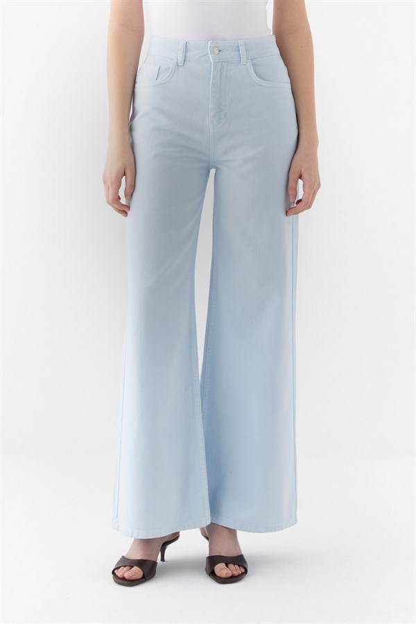 Wide Leg Pantolon Mavi