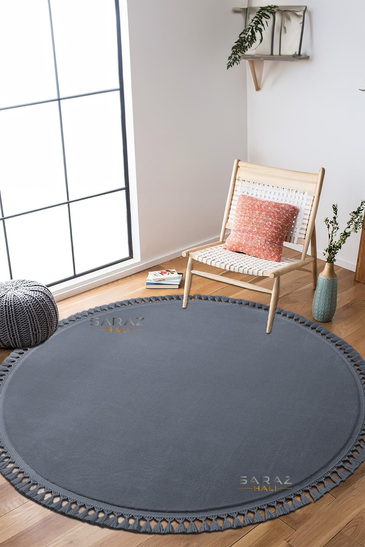 Comfort Peluş Puffy Lux Antrasit - Saraz HalıSaraz HalıComfort Peluş Puffy Lux Antrasit