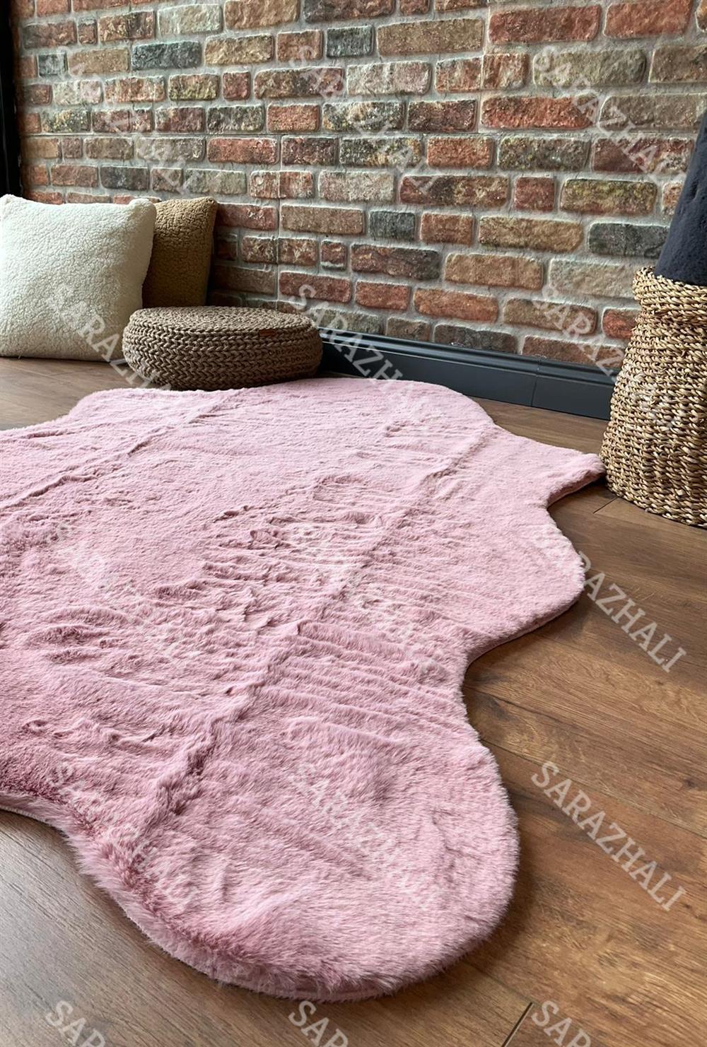 Dekoratif Tavşan Tüyü Post Peluş Kaymaz EKSTRA YUMUŞAK PUFFY PELUŞ GÜL KURUSU /SARAZ HALI /  sarazhali.comSARAZ HALIDekoratif Tavşan Tüyü Post Peluş Kaymaz EKSTRA YUMUŞAK PUFFY PELUŞ GÜL KURUSU