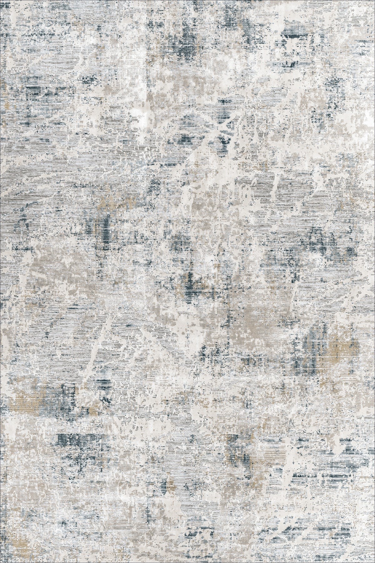 Modern Krem Vizon Soyut Etnik Desenli Baskı Şönil Kilim Kaymaz Taban Salon Oturma Odası Yatak Odası Kilimi SH12