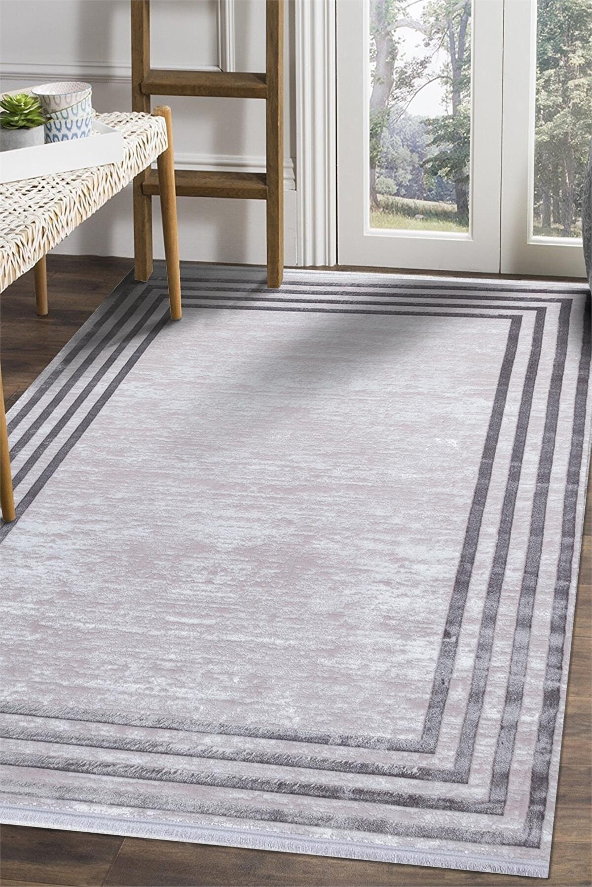 Saraz Halı Bambu PM04 GRİ