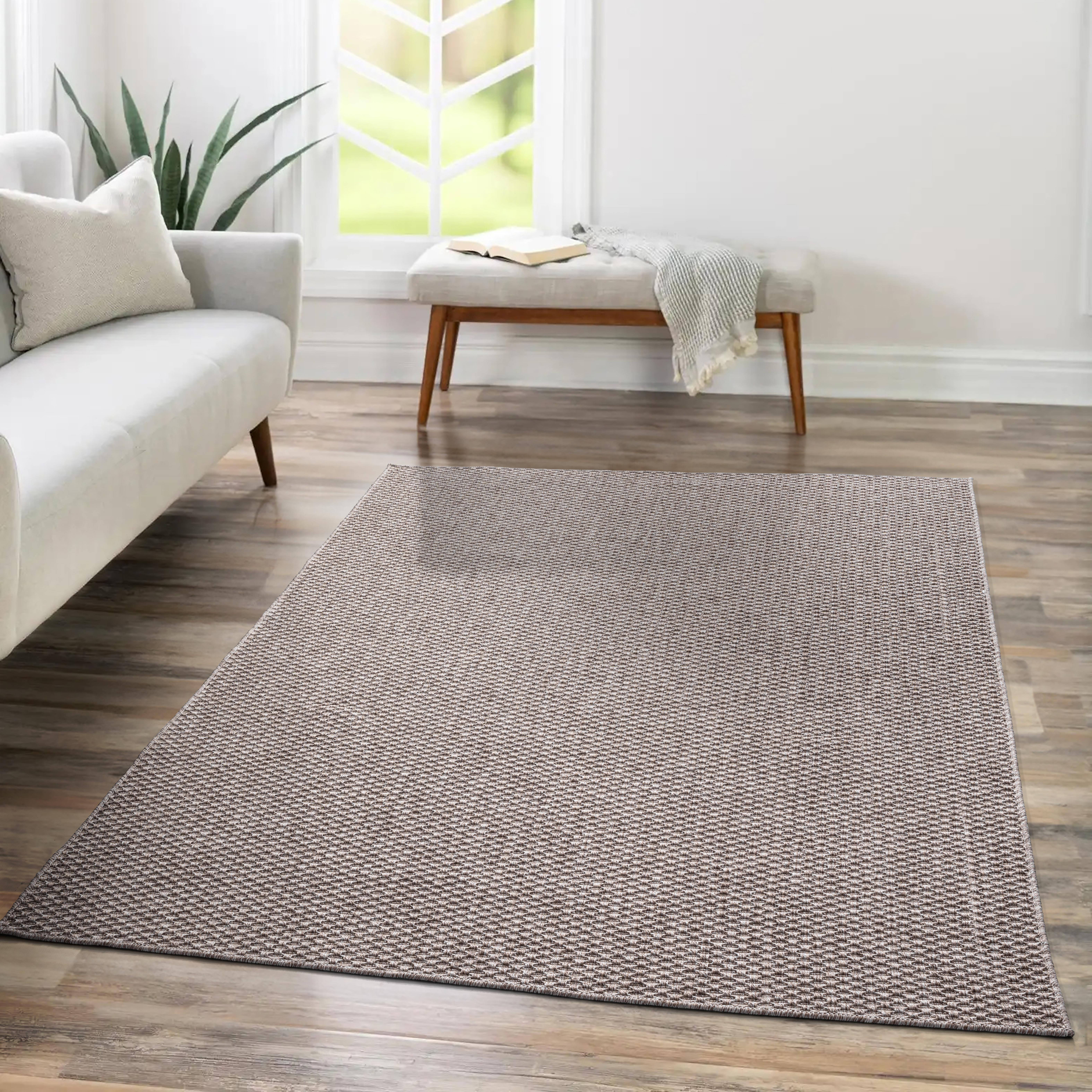 Sisal Serisi Krem Tek Renk Kilim Halı | Saraz HalıSaraz HalıTM-01 Sisal Jut Hasır Model Tek Renk Dokuma Yıkanabilir Toz Vermez Halı Vizon
