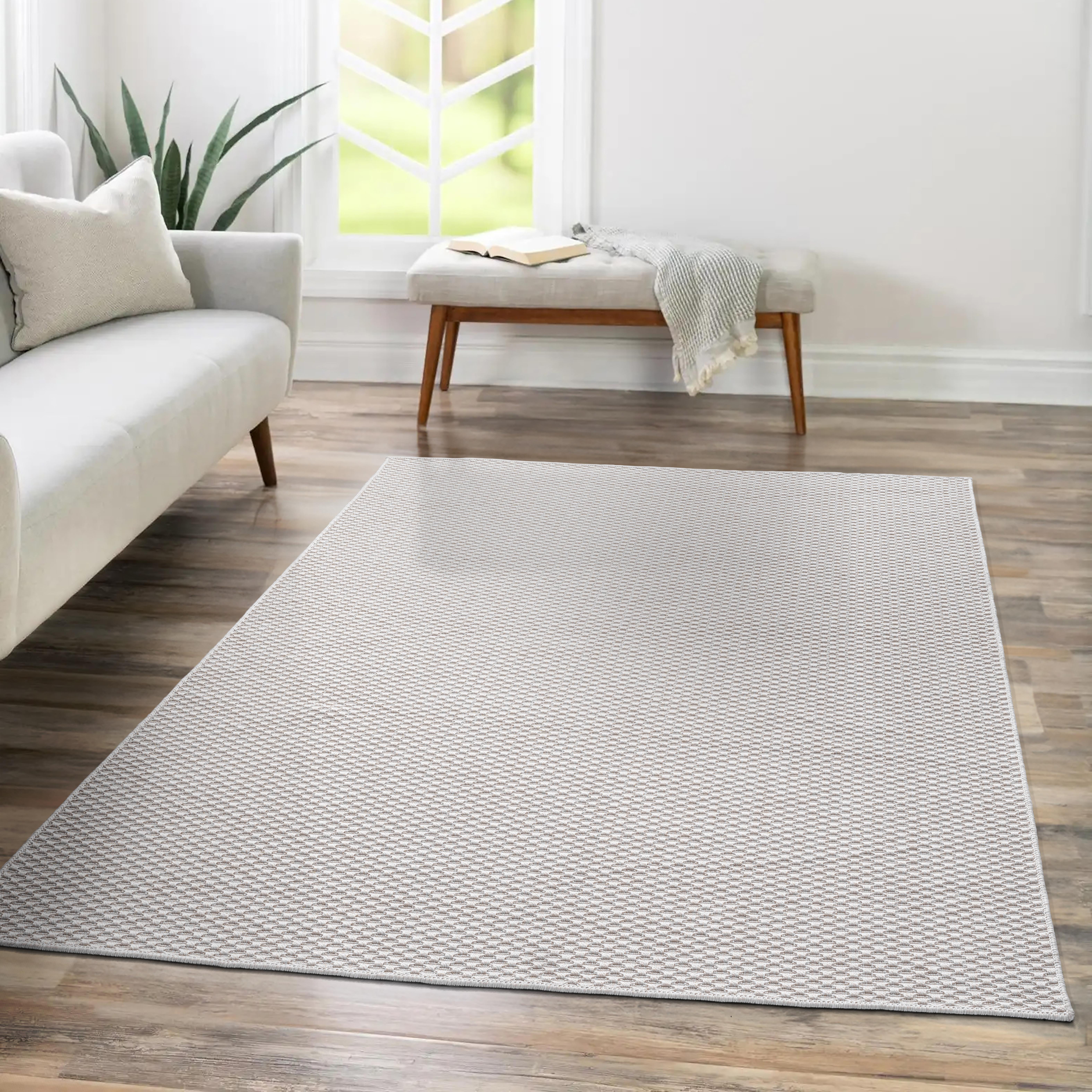 Sisal Serisi Krem Tek Renk Kilim Halı | Saraz HalıSaraz HalıTM-01 Sisal Jut Hasır Model Tek Renk Dokuma Yıkanabilir Toz Vermez Halı Krem
