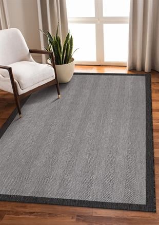 Doğal Jüt, Sisal ve Balık Sırtı Halı Modelleri ile Evinize Şıklık Katın | Saraz HalıSARAZ HALIElit Premium Sisal Halı 1402 – Hav ve Toz Yapmaz Bordürlü Halı