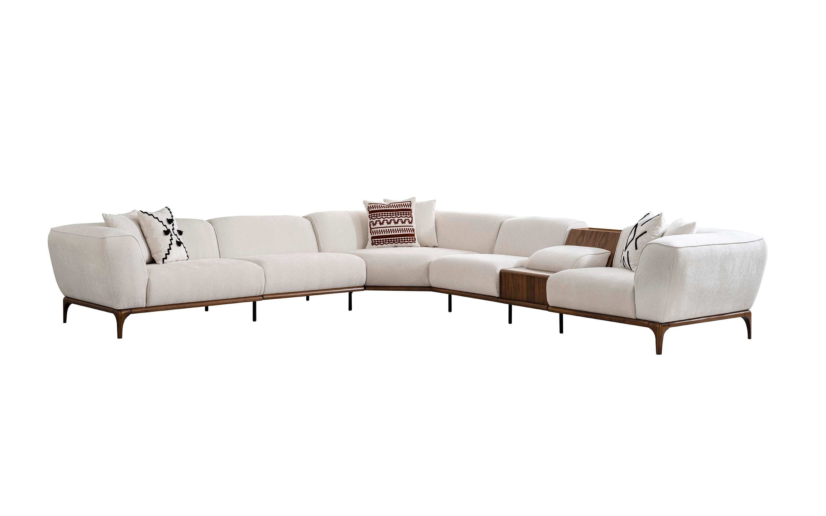 Lotus Plus Köşe 120 cm Kollu Modül