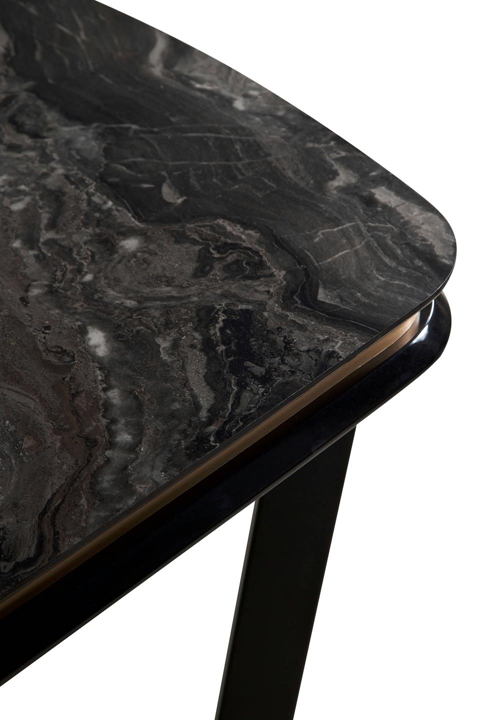 Tesla Ceviz Bronz Yemek Odası Takımı