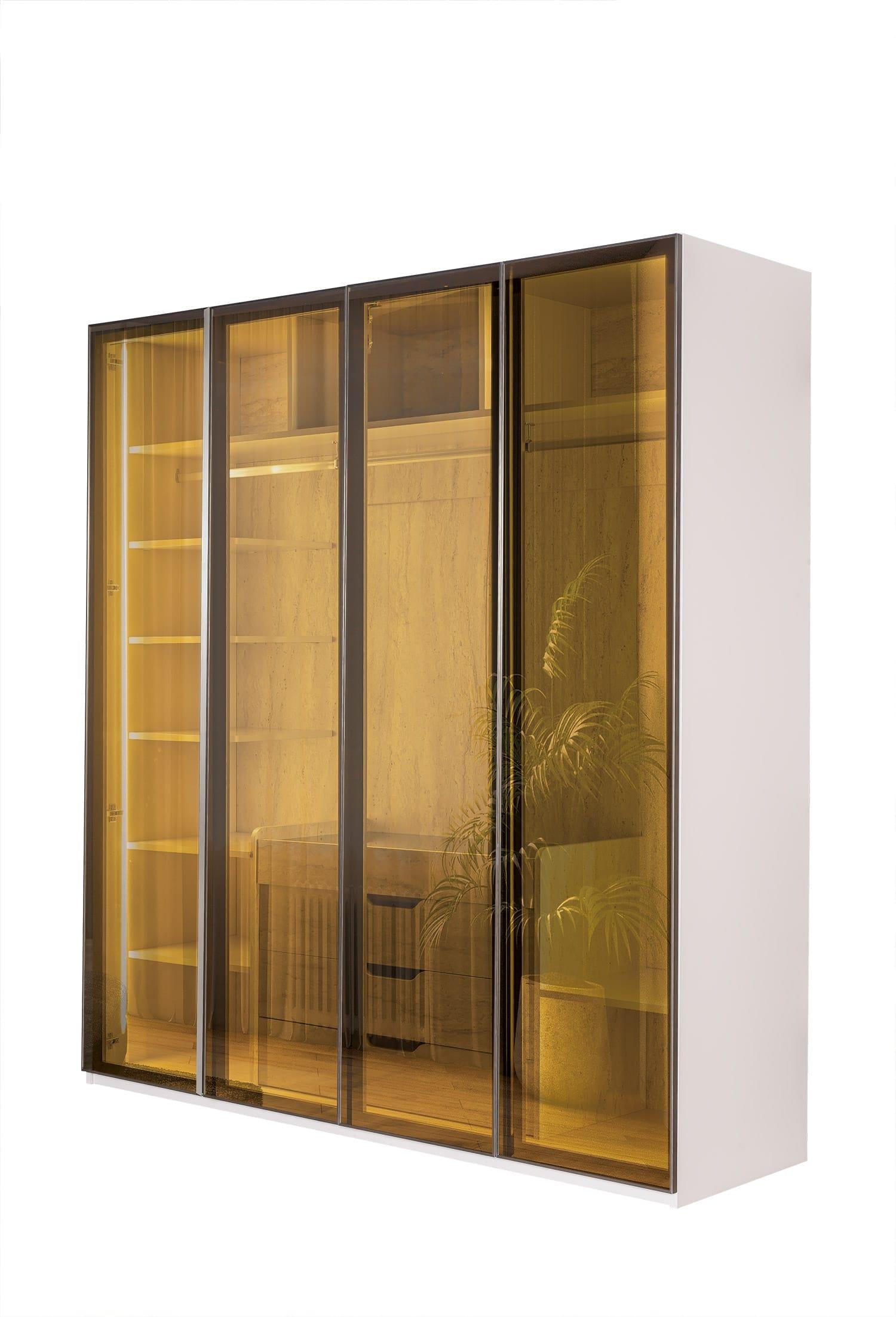 Tress 4 Kapılı Akordeon Dolap