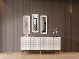 Ağva Beyaz Yemek Odası Takımı