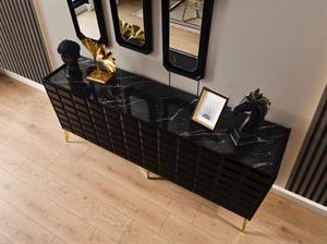 Ağva Siyah Yemek Odası Takımı