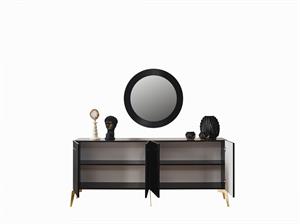 Beykoz Siyah Yemek Odası Takımı