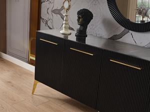 Beykoz Siyah Yemek Odası Takımı