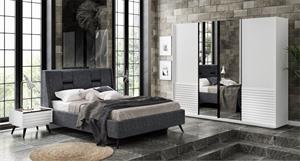 Corsa Beyaz Yatak Odası Takımı