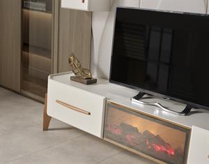 Nişantaşı Şömineli Tv Ünite Alt Blok