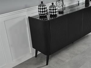 Şile Siyah Yemek Odası Takımı