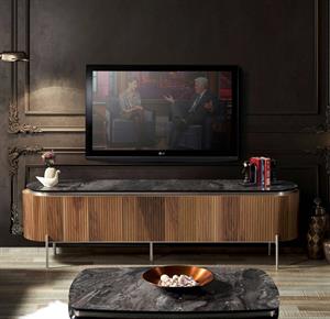 Tesla Ceviz Gold Tv Alt Blok