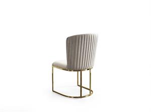 Tesla Ekru Gold Yemek Odası Takımı