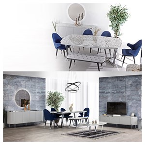 New Tesla Yemek Odası Takımı