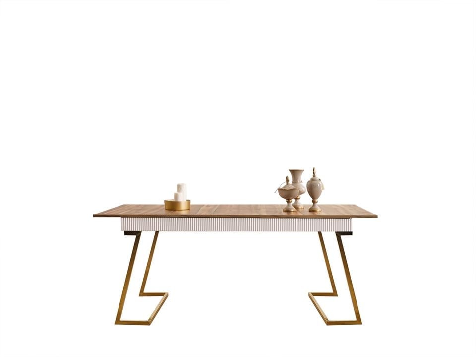 Beykoz Ceviz Ekru Yemek Masası