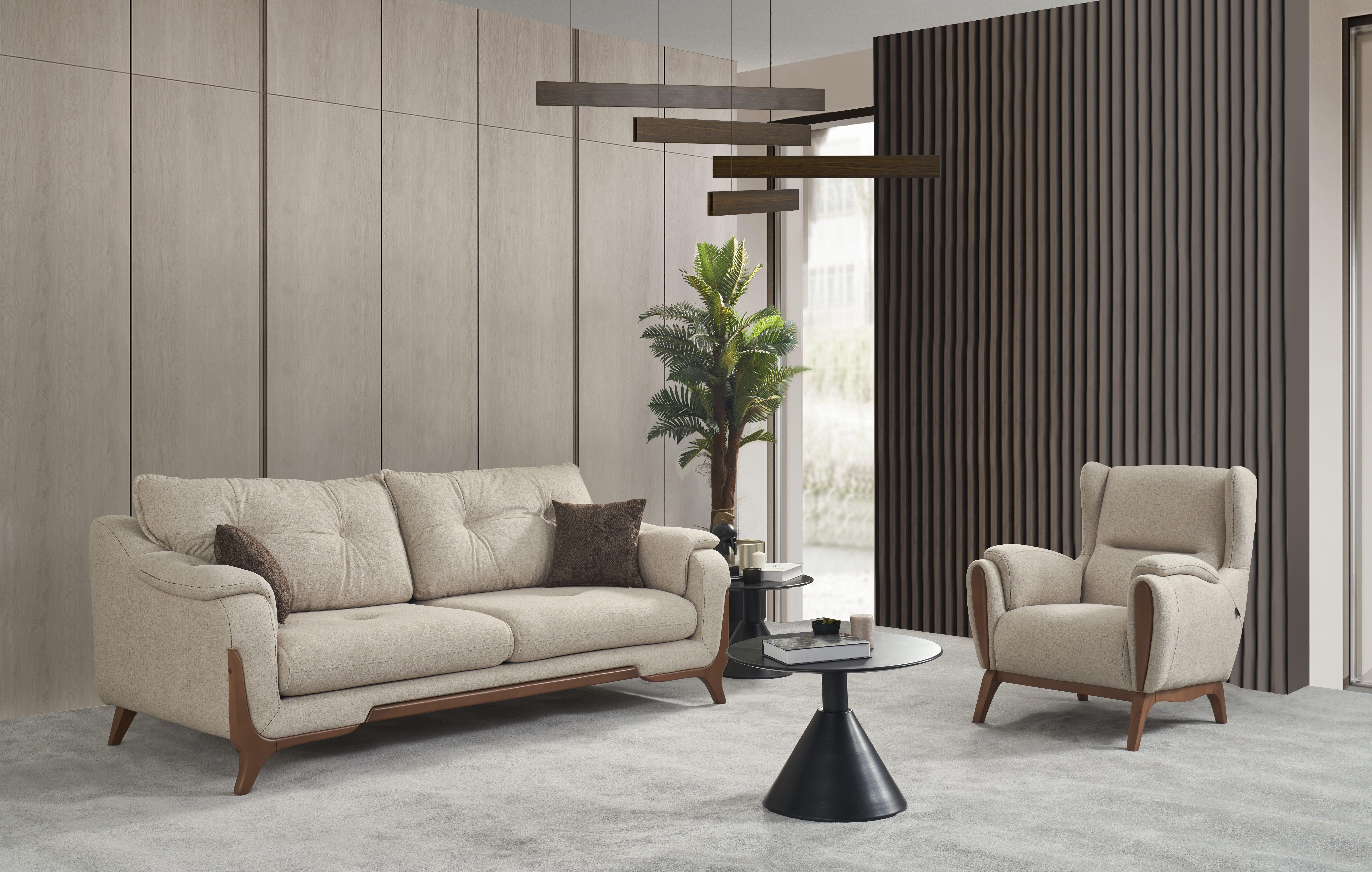 Bugatti 3 Lü Kanepe