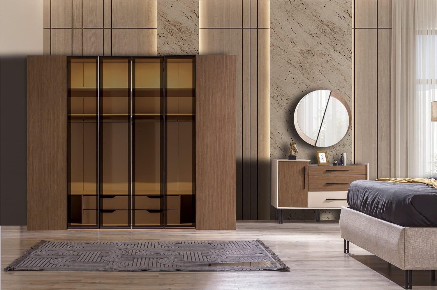 Deep 6 Kapılı Dolap