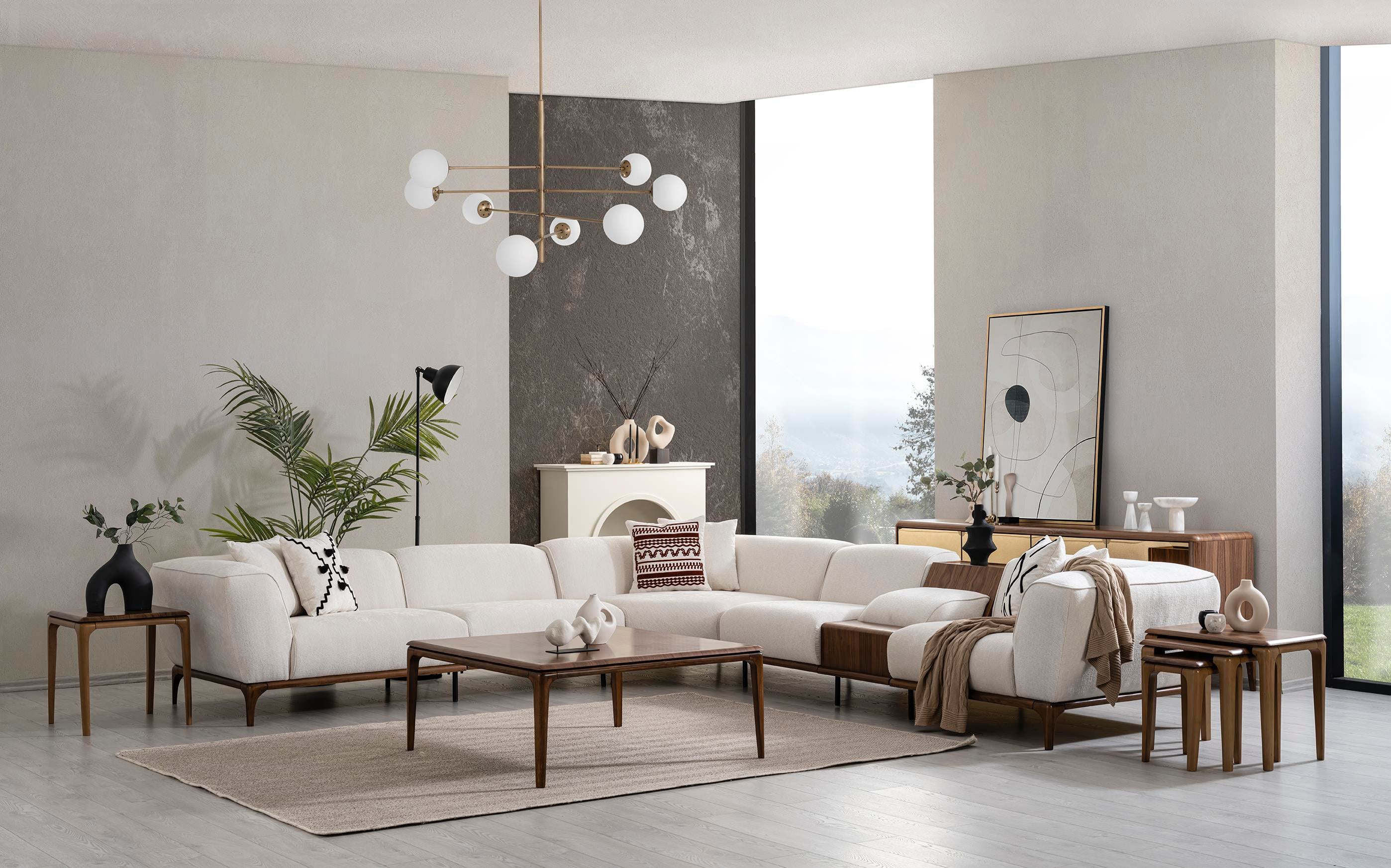 Lotus Plus Köşe 212 cm Kollu Modül