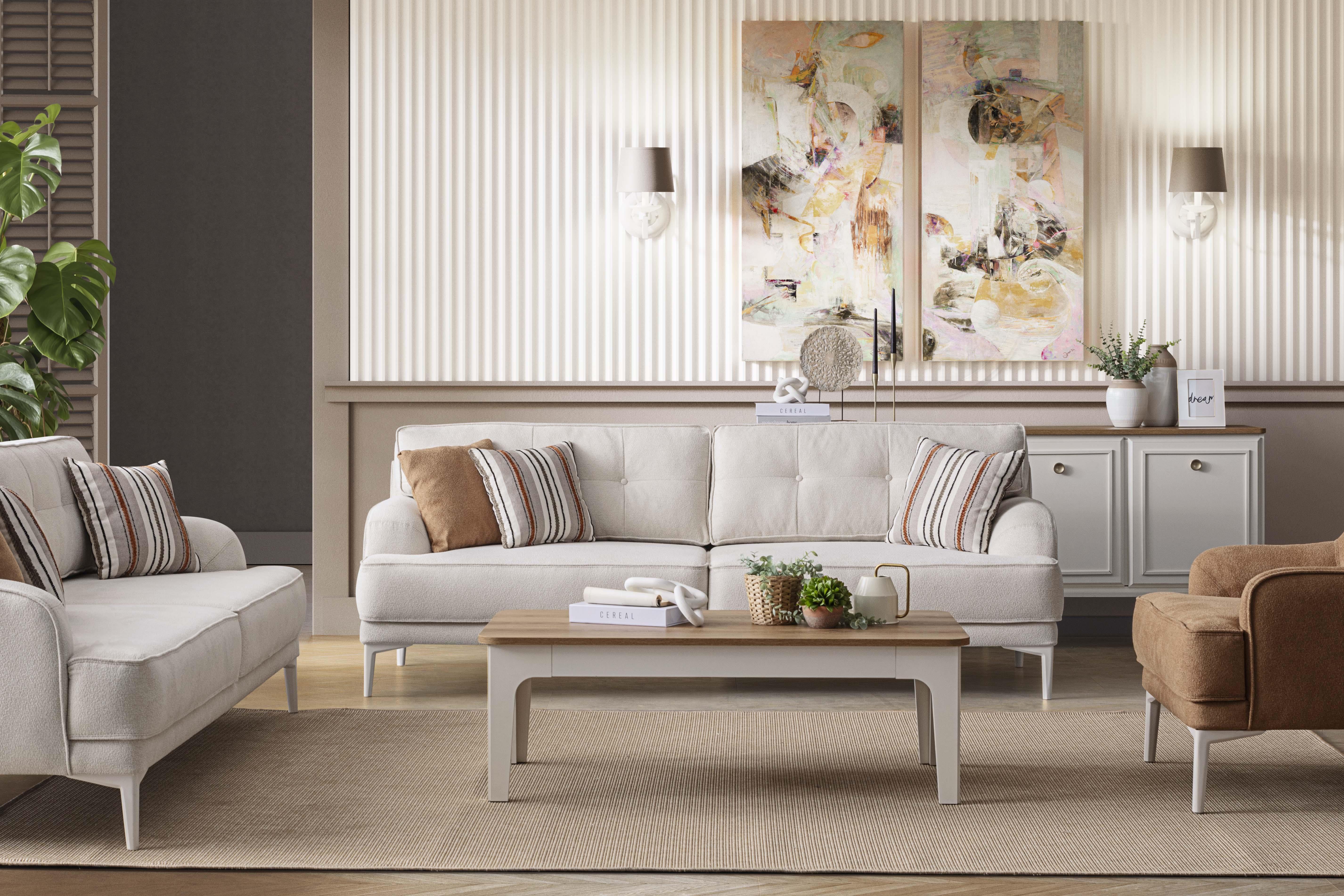 Modern Country Üçlü Kanepe