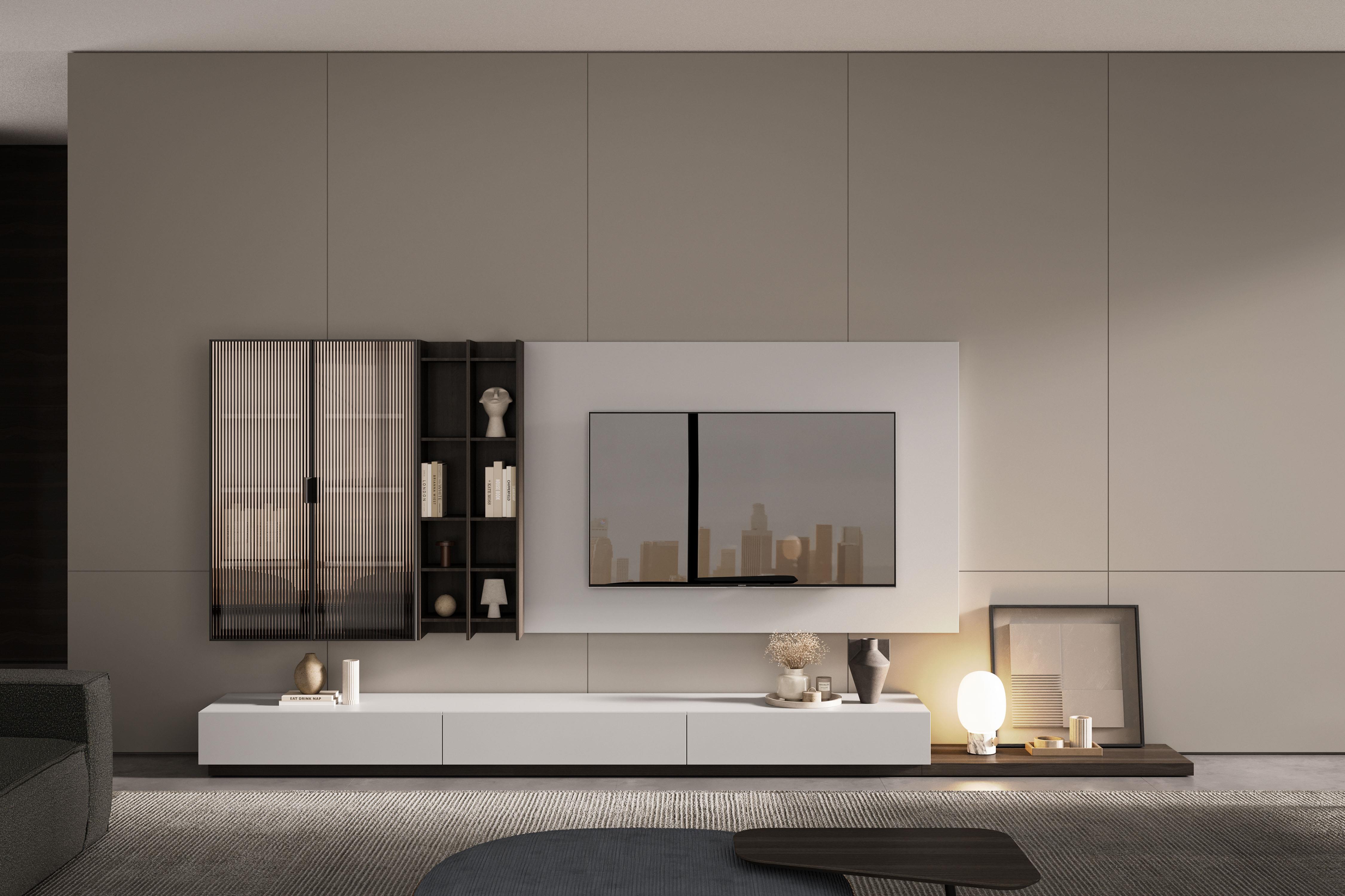 Monza Grey Tv Ünite Takımı