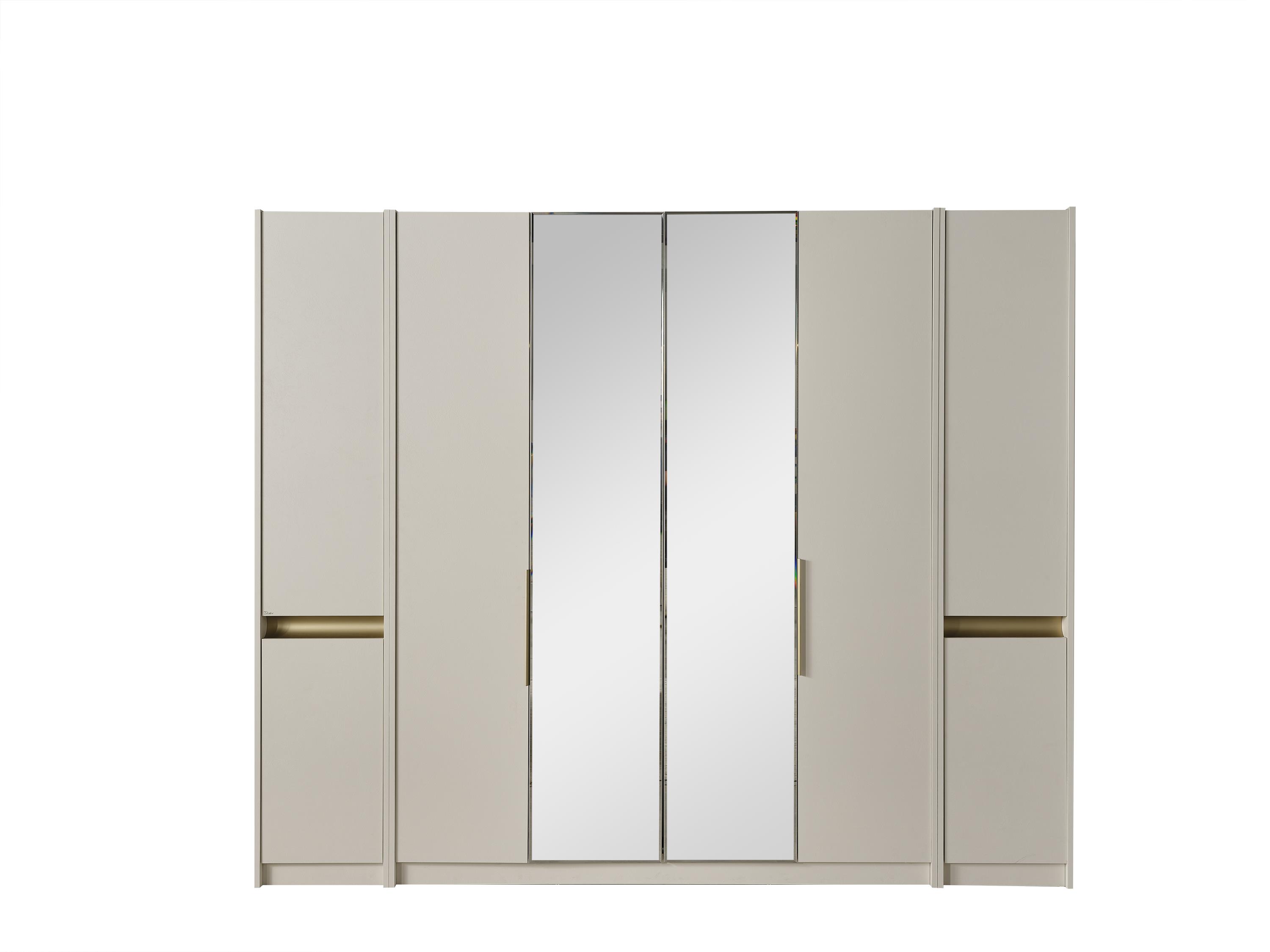 Rio Delux 4 Lü 2 Kapı Aynalı Dolap