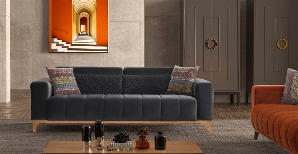 Serra Üçlü Yataksız Koltuk