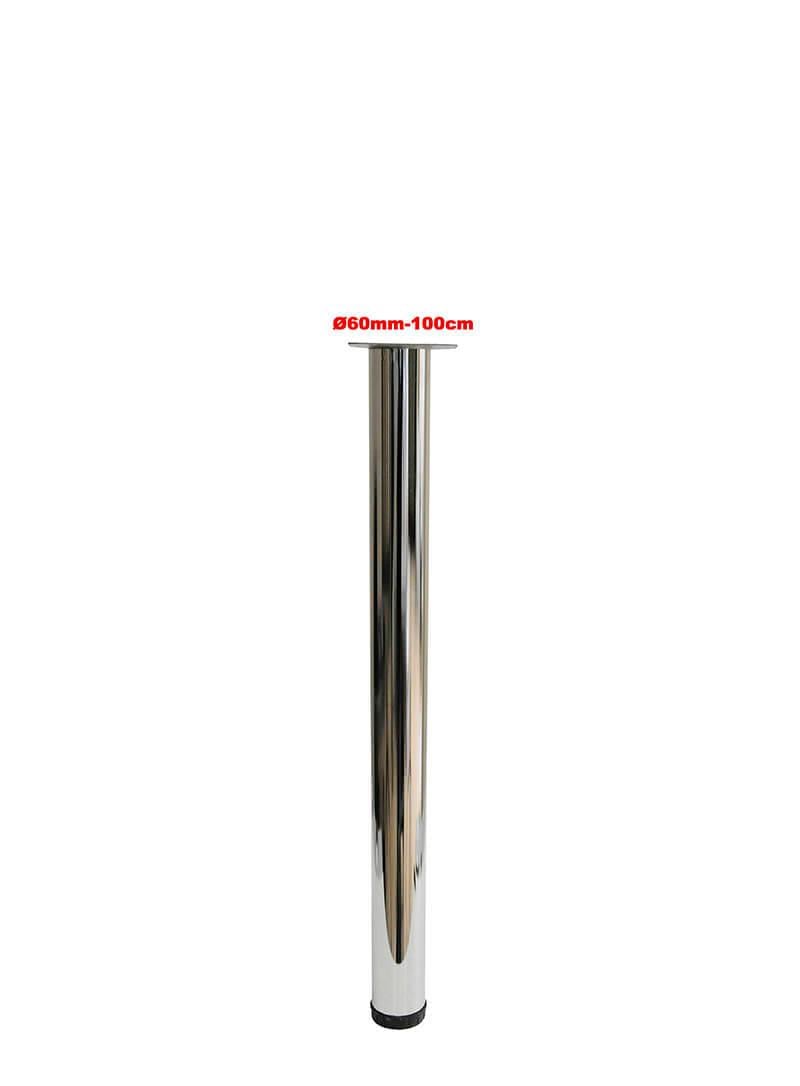 Çap 60mm 100cm Uzun Ölçü Ahşap İçin Masa Ayağı