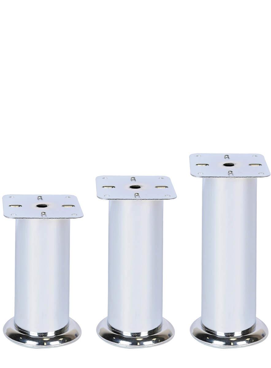 12 cm Ø 51mm Metal Pingolu Ayarlı Metal Baza Ayağı