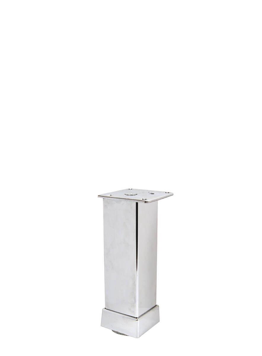 12cm 40x40mm Kare Alüminyum Düz Parlak Eloksal Baza Ayağı