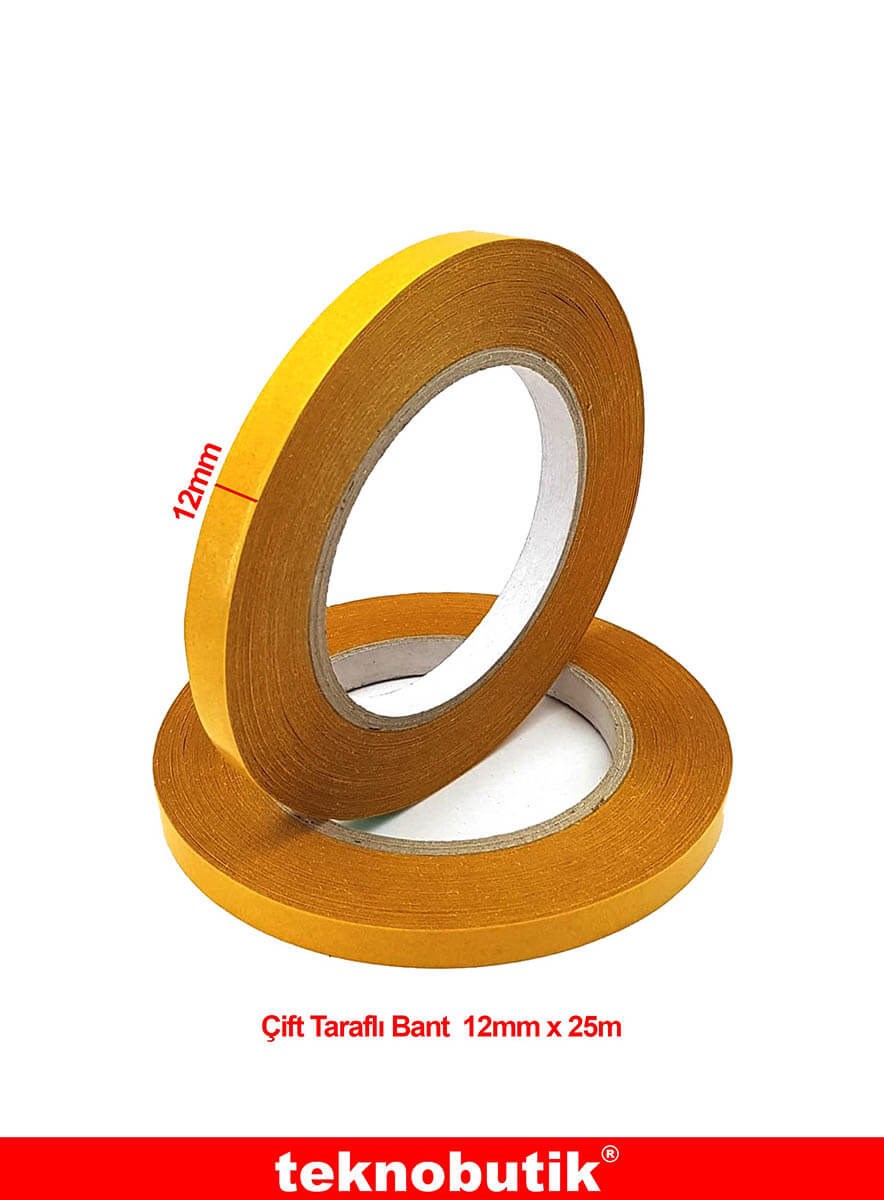 12x25 Çift Taraflı Bant