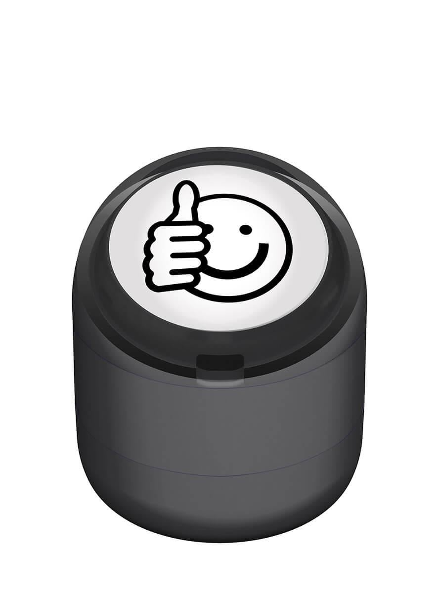 Ok Emojili Motivasyon Kaşesi 22mm Yuvarlak