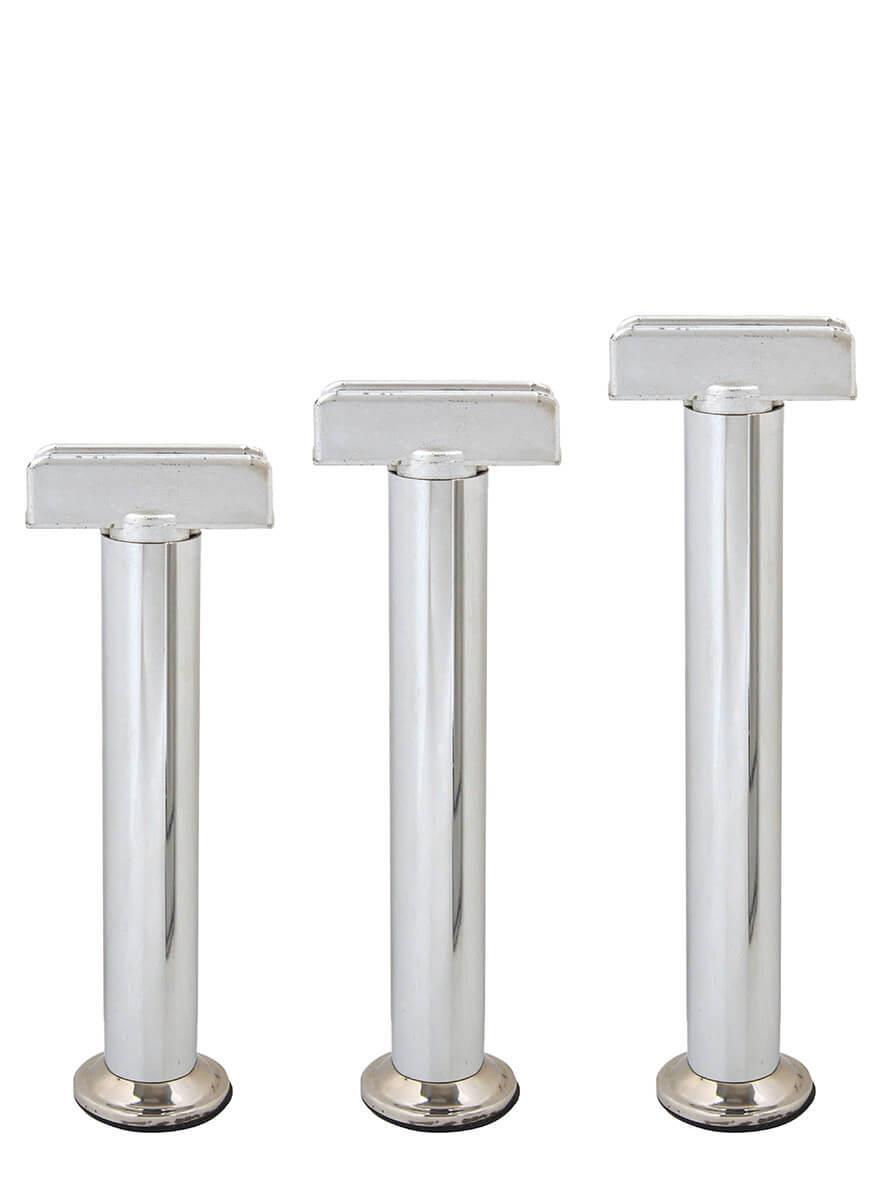 30cm Ø32mm U Geçme Ayarlı 18mm Sunta İçin Metal Baza Ayağı
