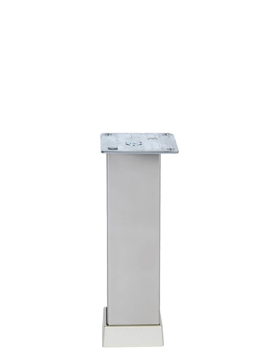 25cm 40x40mm Kare Alüminyum Düz İnoks Baza Ayağı