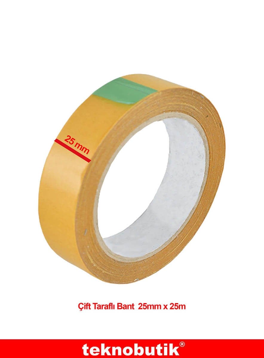 25x25 Çift Taraflı Bant
