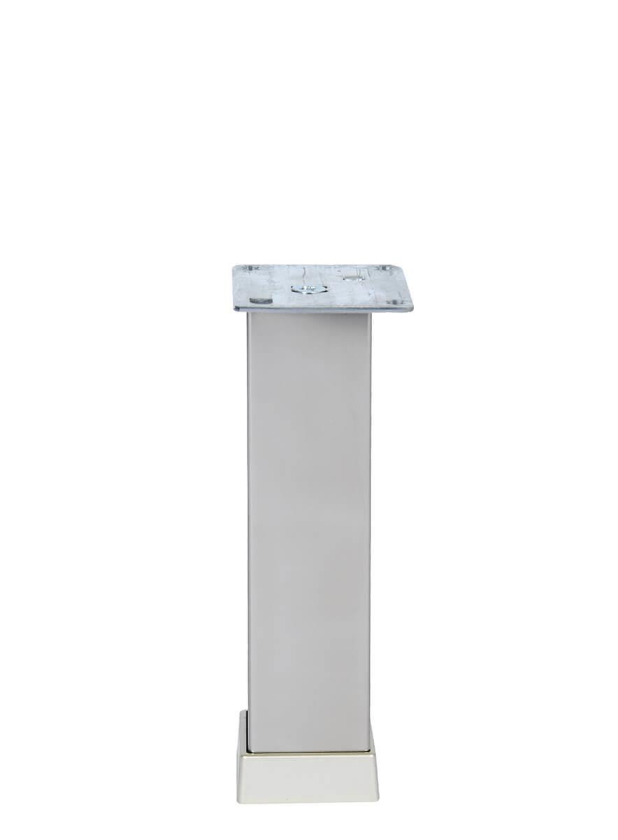 30cm 40x40mm Kare Alüminyum Düz İnoks Baza Ayağı