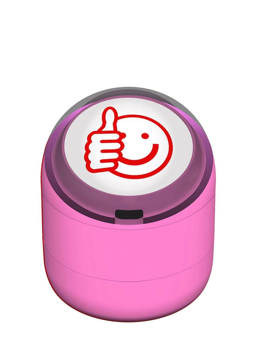 Ok Emojili Motivasyon Kaşesi 22mm Yuvarlak