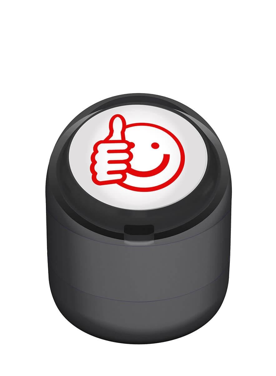 Ok Emojili Motivasyon Kaşesi 22mm Yuvarlak