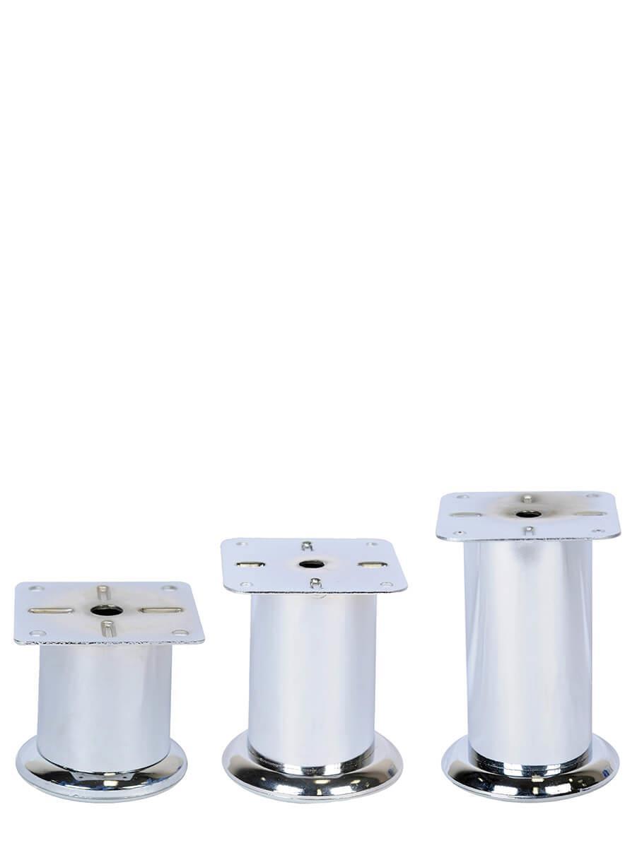 10 cm Ø 51mm Metal Pingolu Ayarlı Metal Baza Ayağı