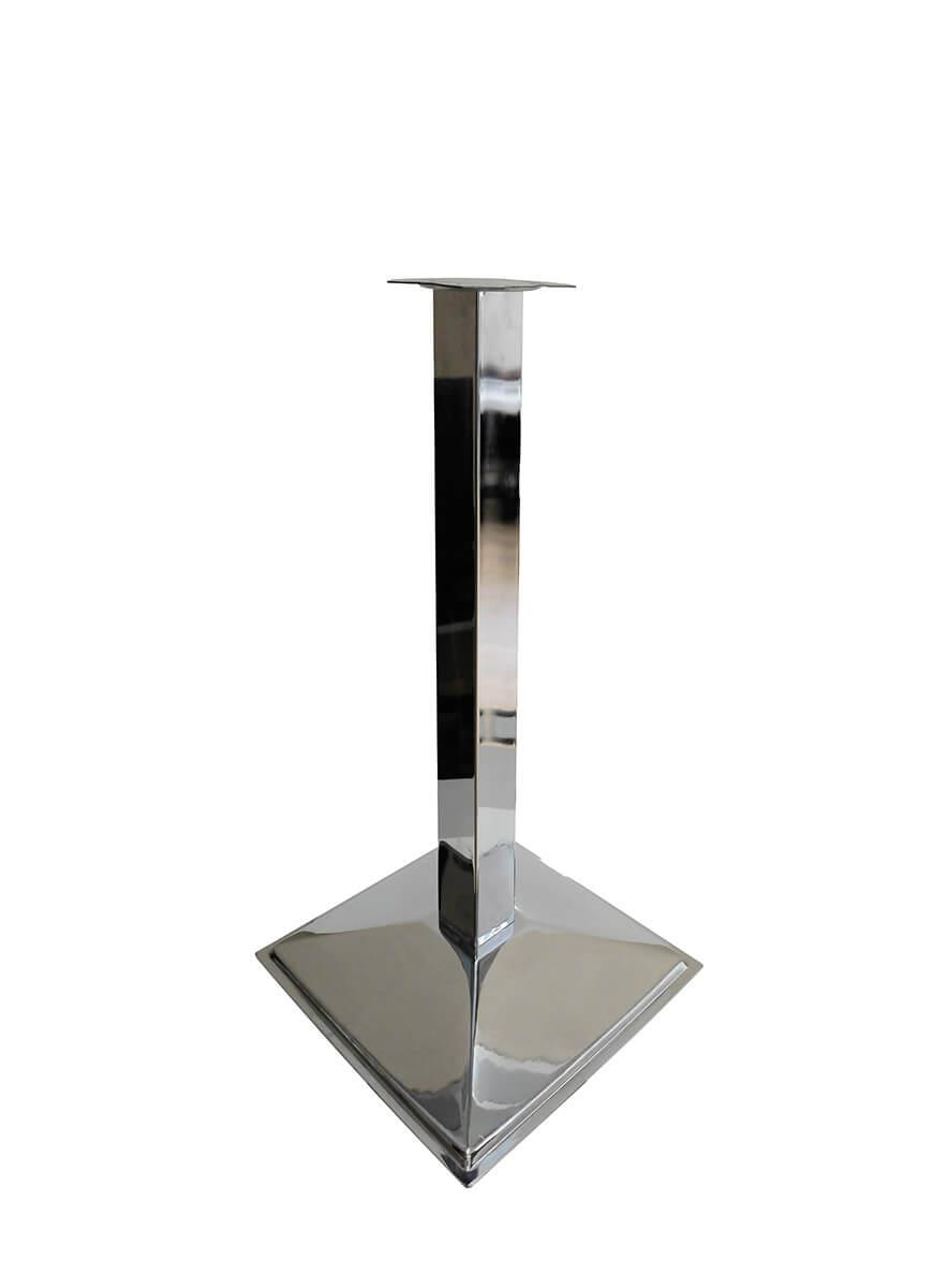 71cm Boy 60cm x 60mm Profil Kare Piramit Taban Masa Ayağı