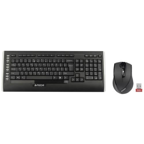 A4 Tech 9300F Q Kablosuz MM vTrack Mouse Set Siyah Teknobutik.com'da