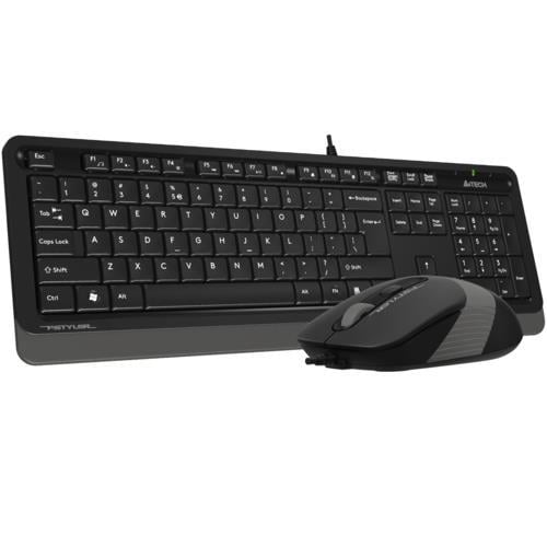 A4 Tech F1010 MM Klavye Mouse Set Gri USB