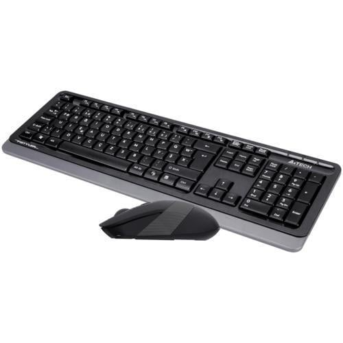 A4 Tech FG1010 F Kablosuz MM Klavye Mouse Set Gri