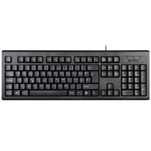 A4 Tech KM720 F Kablolu MM Klavye Siyah USB Teknobutik.com'da